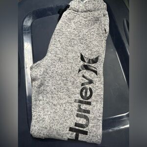Hurley Heather Gray Knit Pants